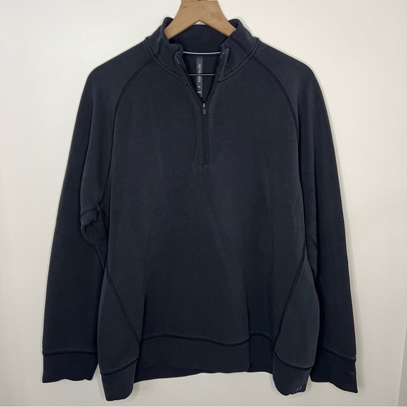 Ten Thousand Other - Ten Thousand Recover Mock Neck Sweatshirt Men's Size XL Black Casual Athleisure